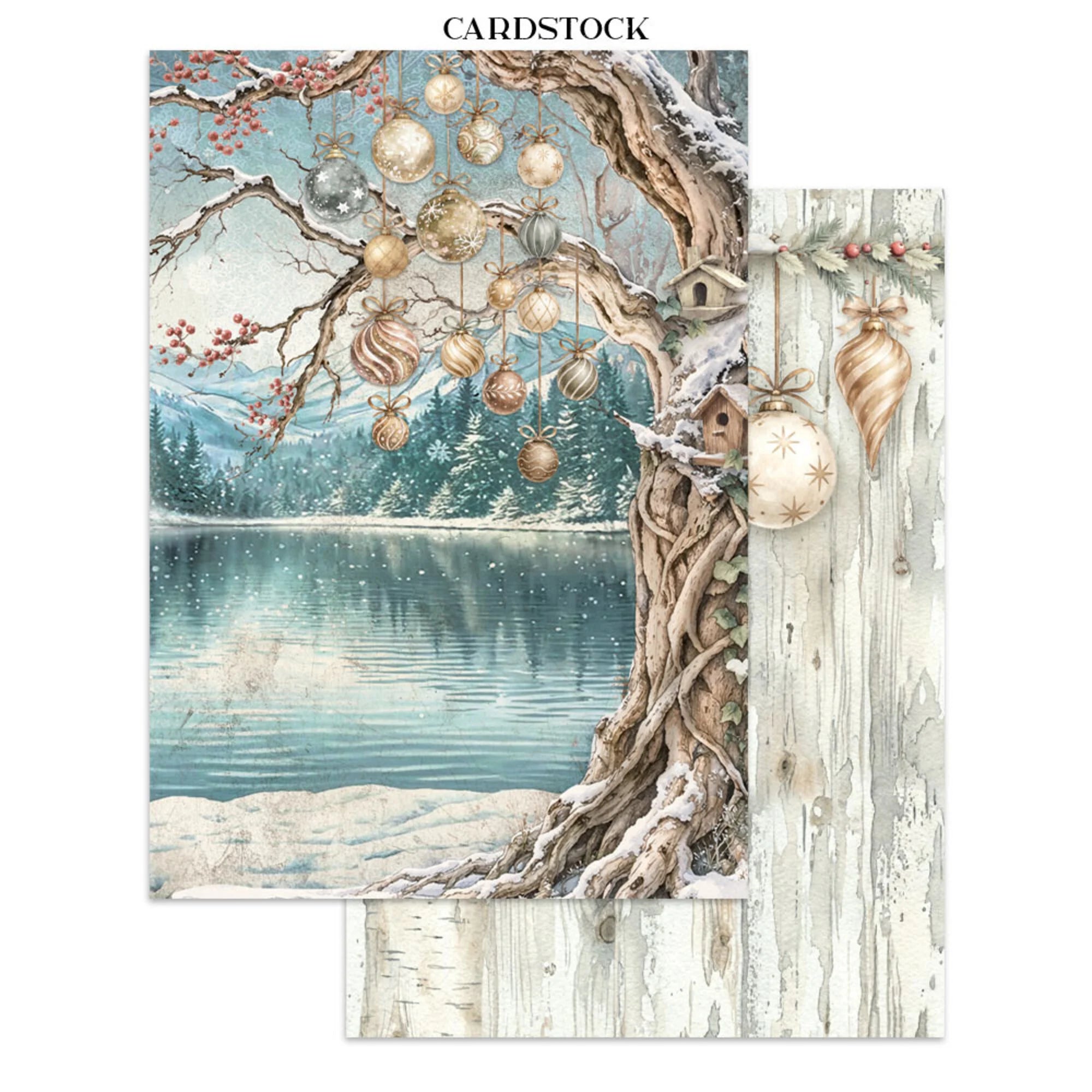 Stamperia - White Christmas - Focus Points - A5