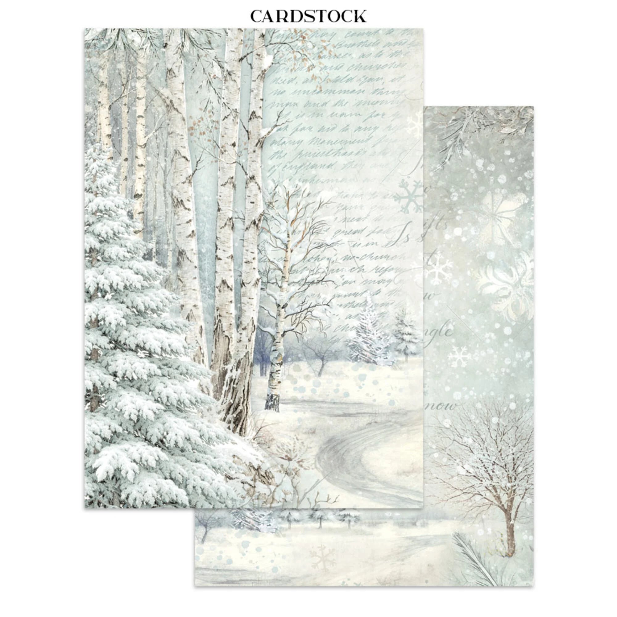 Stamperia - White Christmas - Focus Points - A5