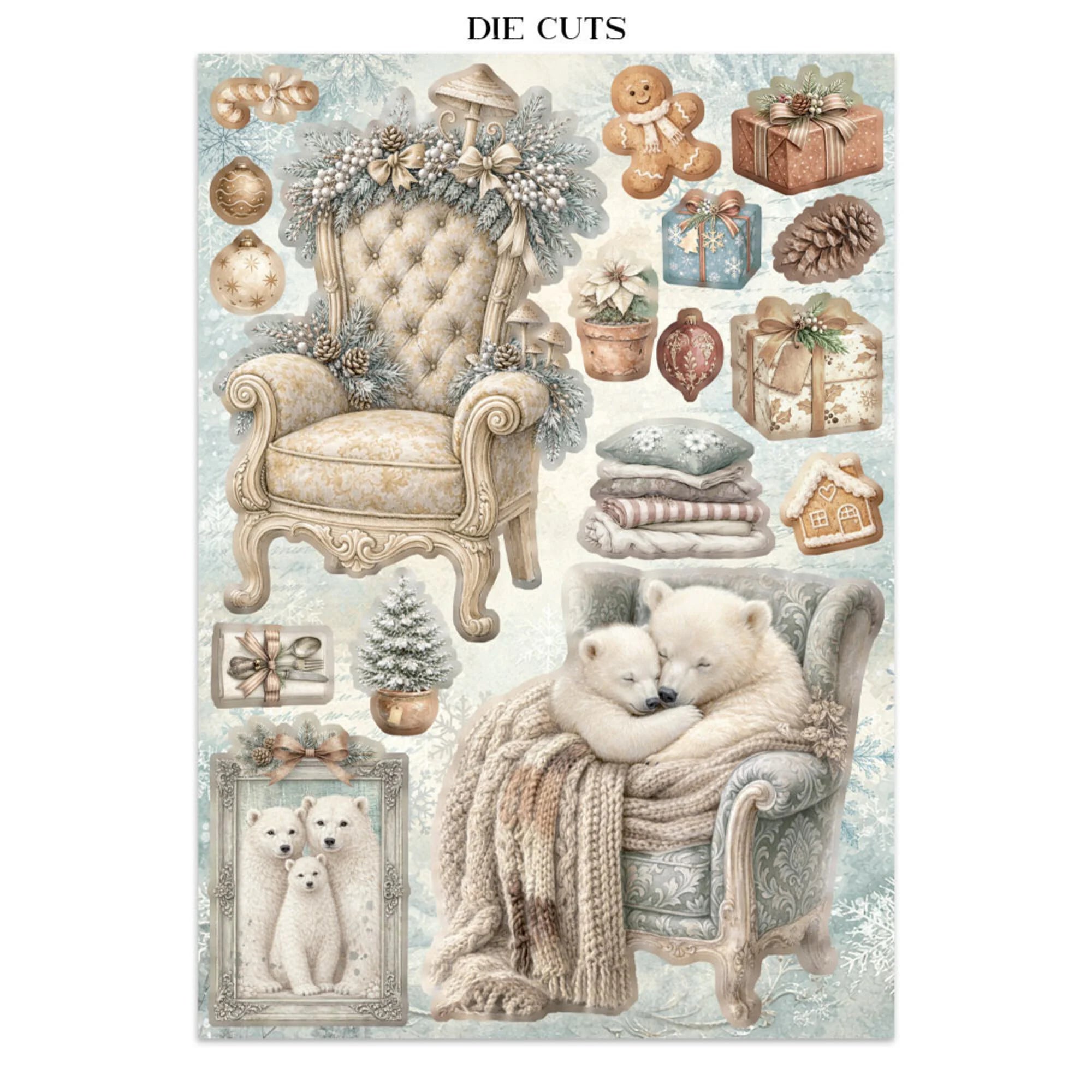 Stamperia - Junk Journal - White Christmas - A4