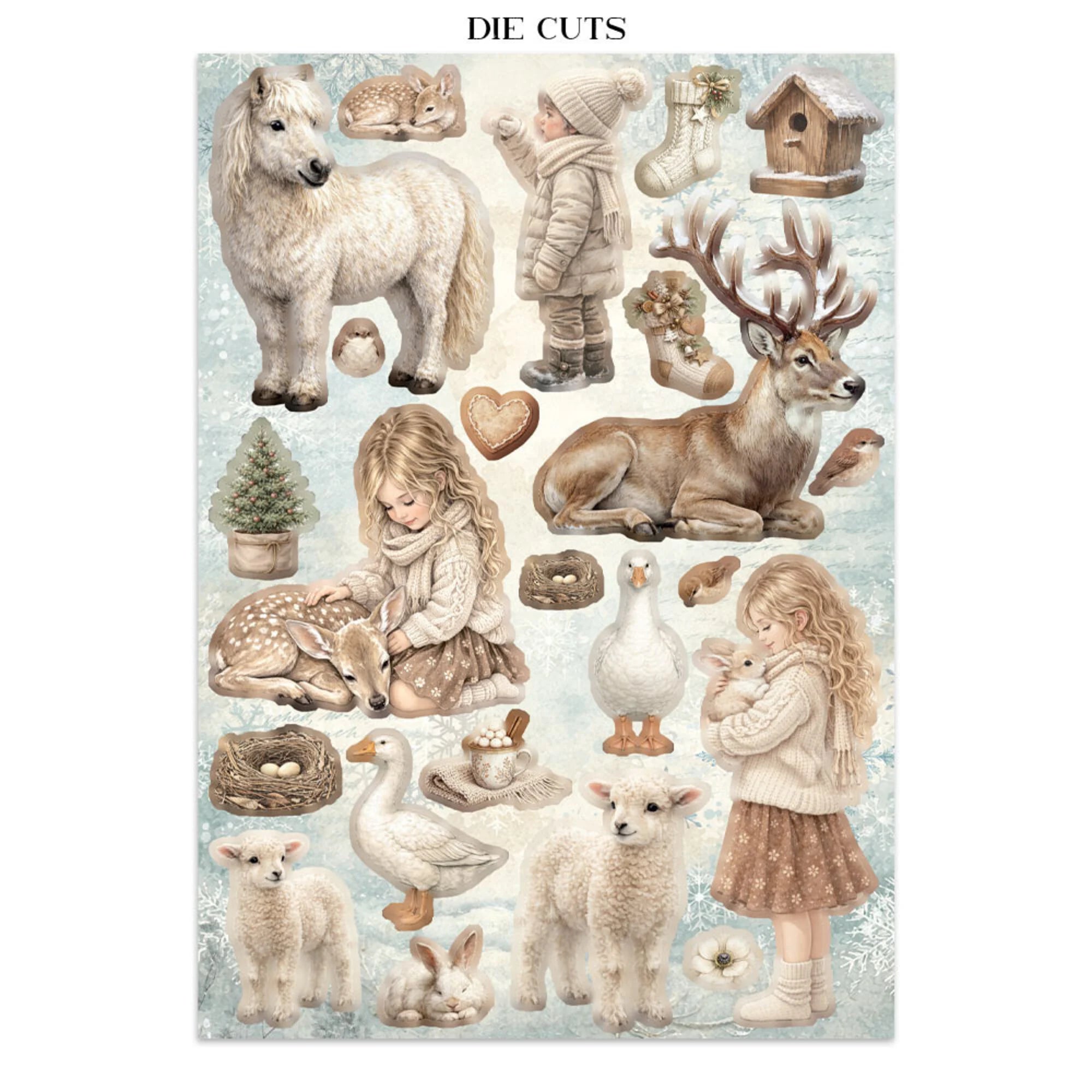 Stamperia - Junk Journal - White Christmas - A4