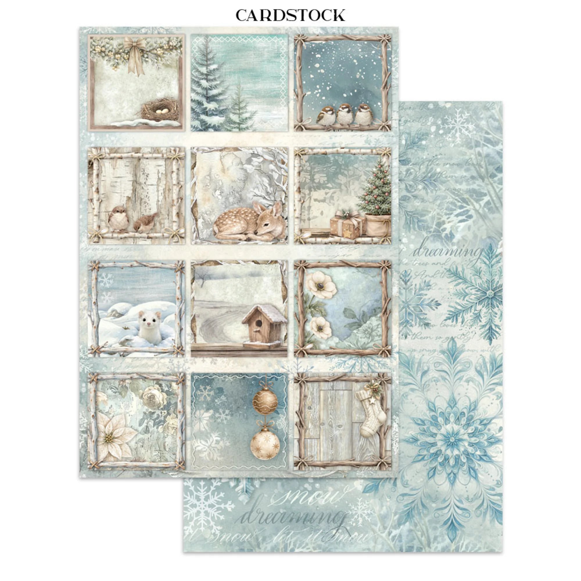 Stamperia - Junk Journal - White Christmas - A4