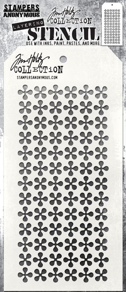 Tim Holtz - Layering Stencil 191 - Retro Pinwheel