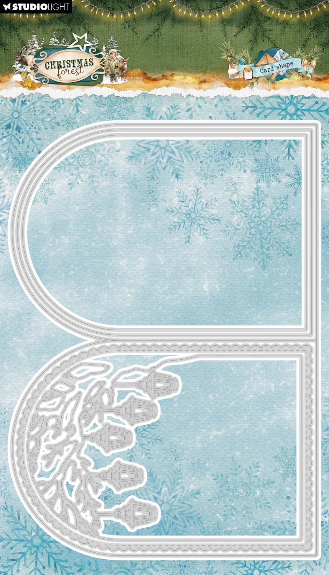 Studiolight - Christmas Forest - Dies - Card Shape