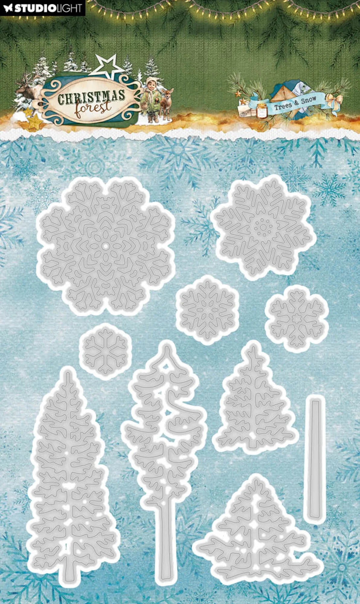 Studiolight - Christmas Forest - Dies - Trees and Snow