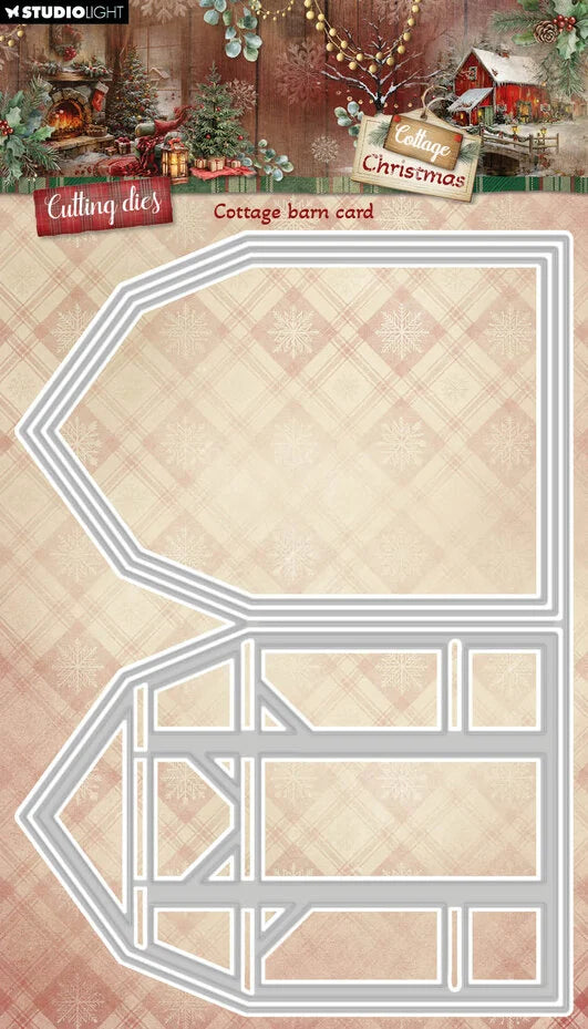 Studiolight - Cottage Christmas - Dies Card Shape - Barn