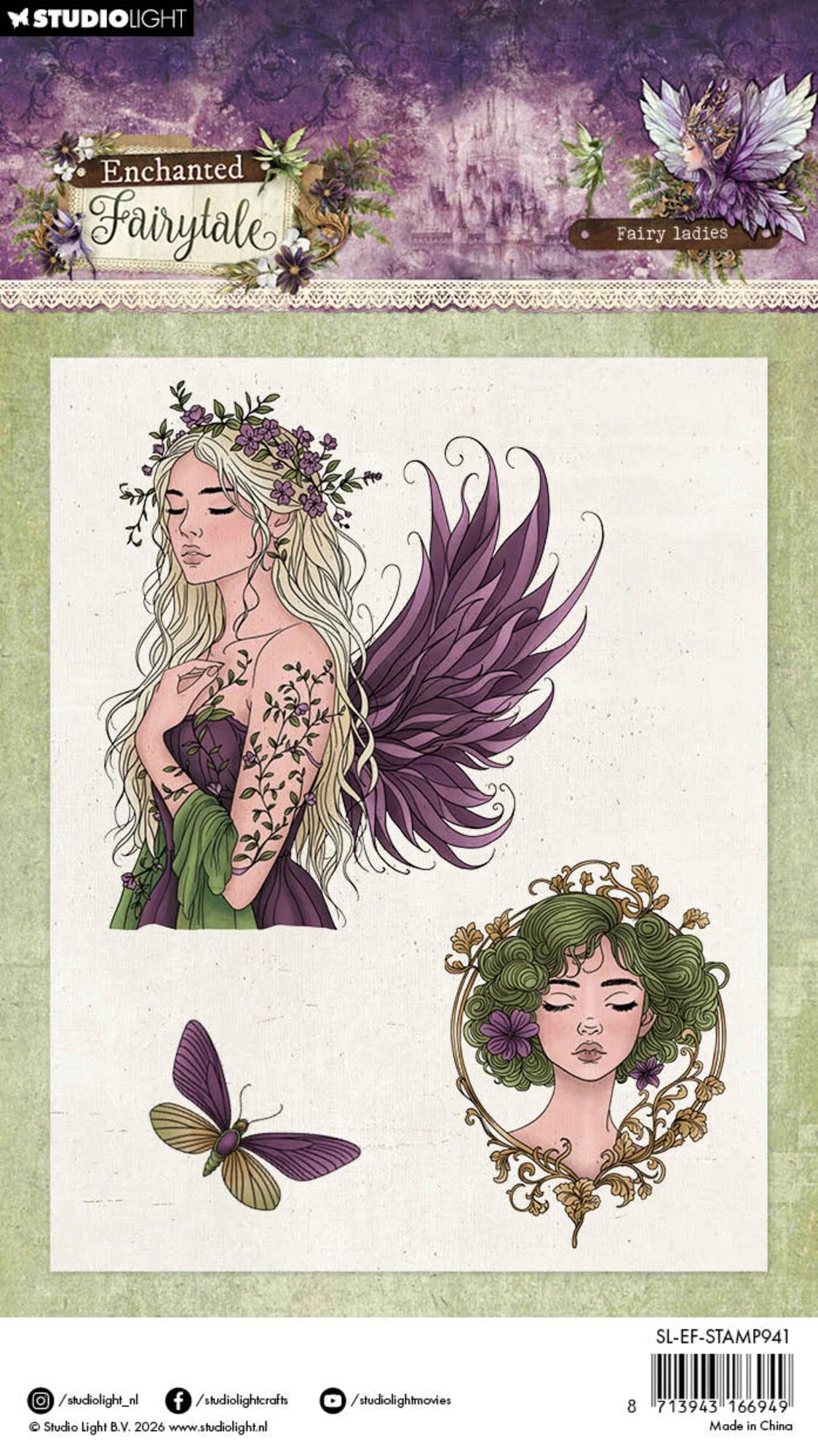 Studiolight - Enchanted Fairytale - Clear Stamps - Fairy Ladies