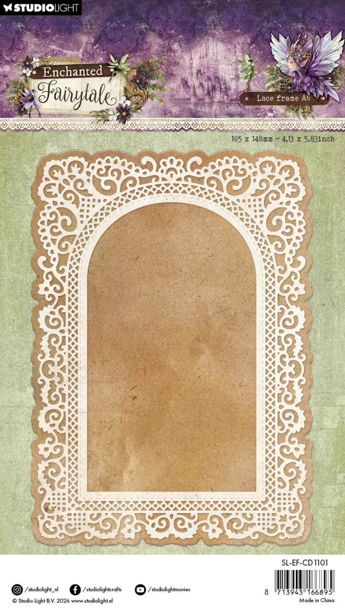 Studiolight - Dies - Enchanted Fairytale - Lace Frame A6