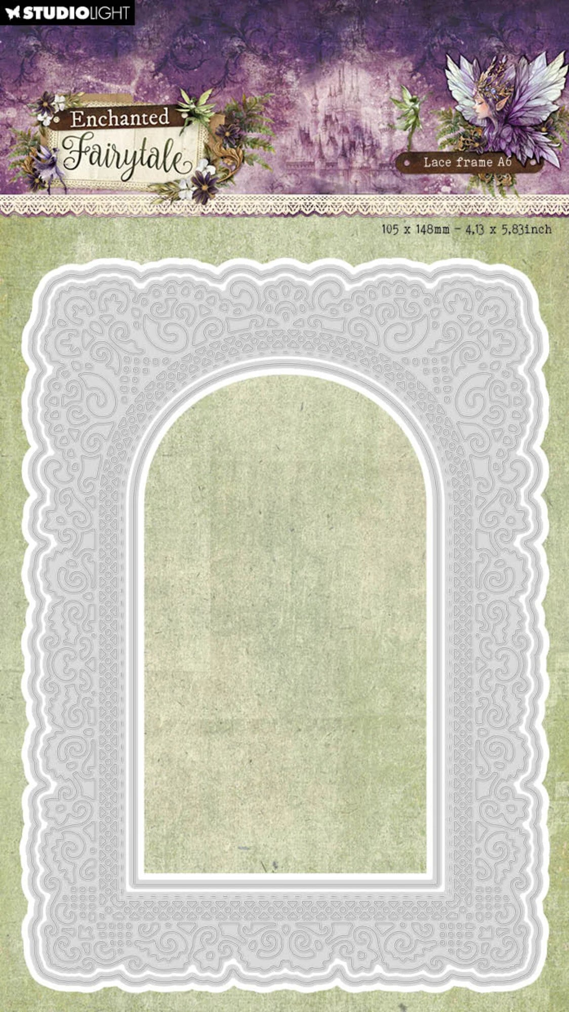 Studiolight - Dies - Enchanted Fairytale - Lace Frame A6