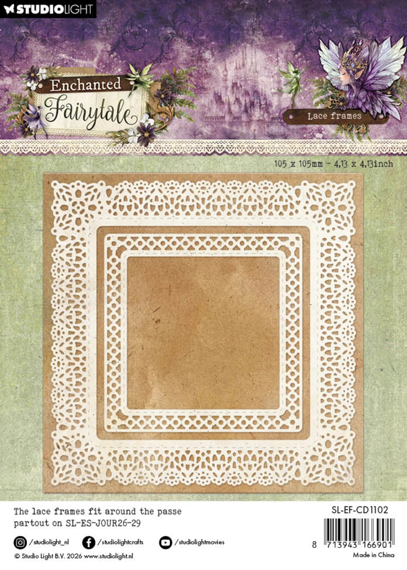 Studiolight - Dies - Enchanted Fairytale - Lace Frame Square
