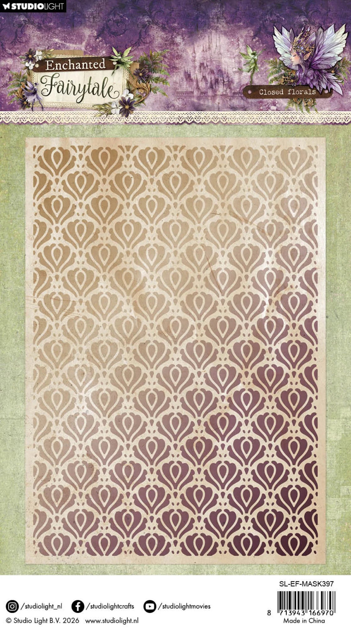 StudioLight - Enchanted Fairytale - Mask - Closed Florals