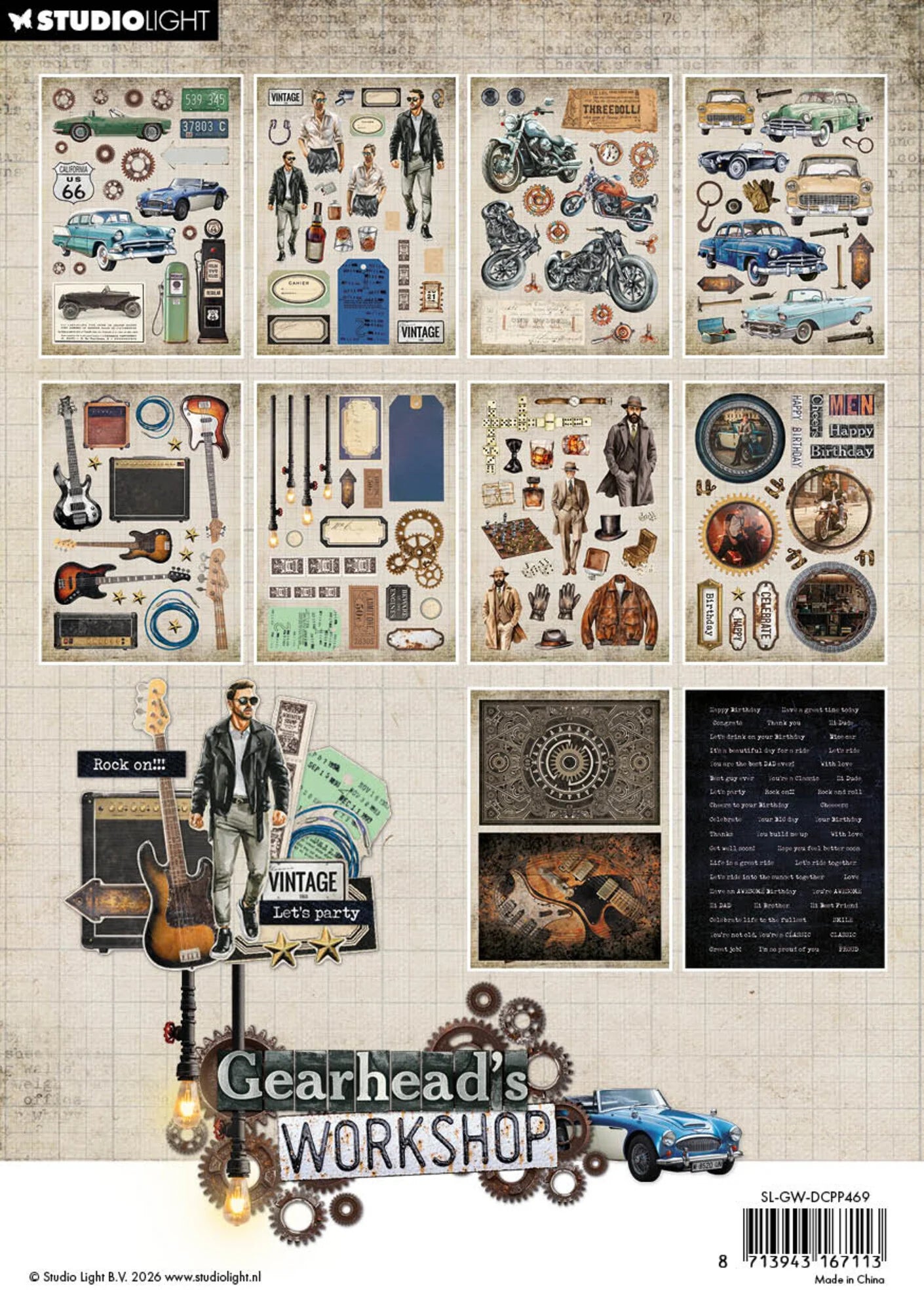 Studio Light Paper Pad - Die-Cut Paper Pad - Gearhead's Workshop - A5