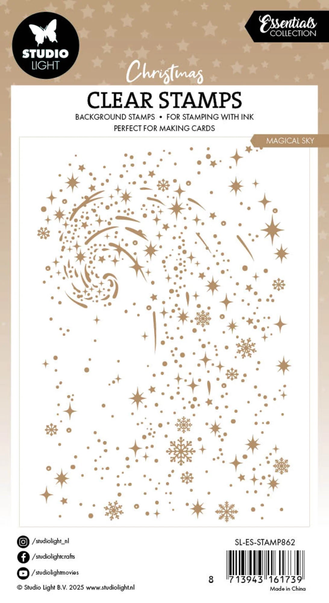 Studiolight - Clear Stamp - Magical Sky Christmas