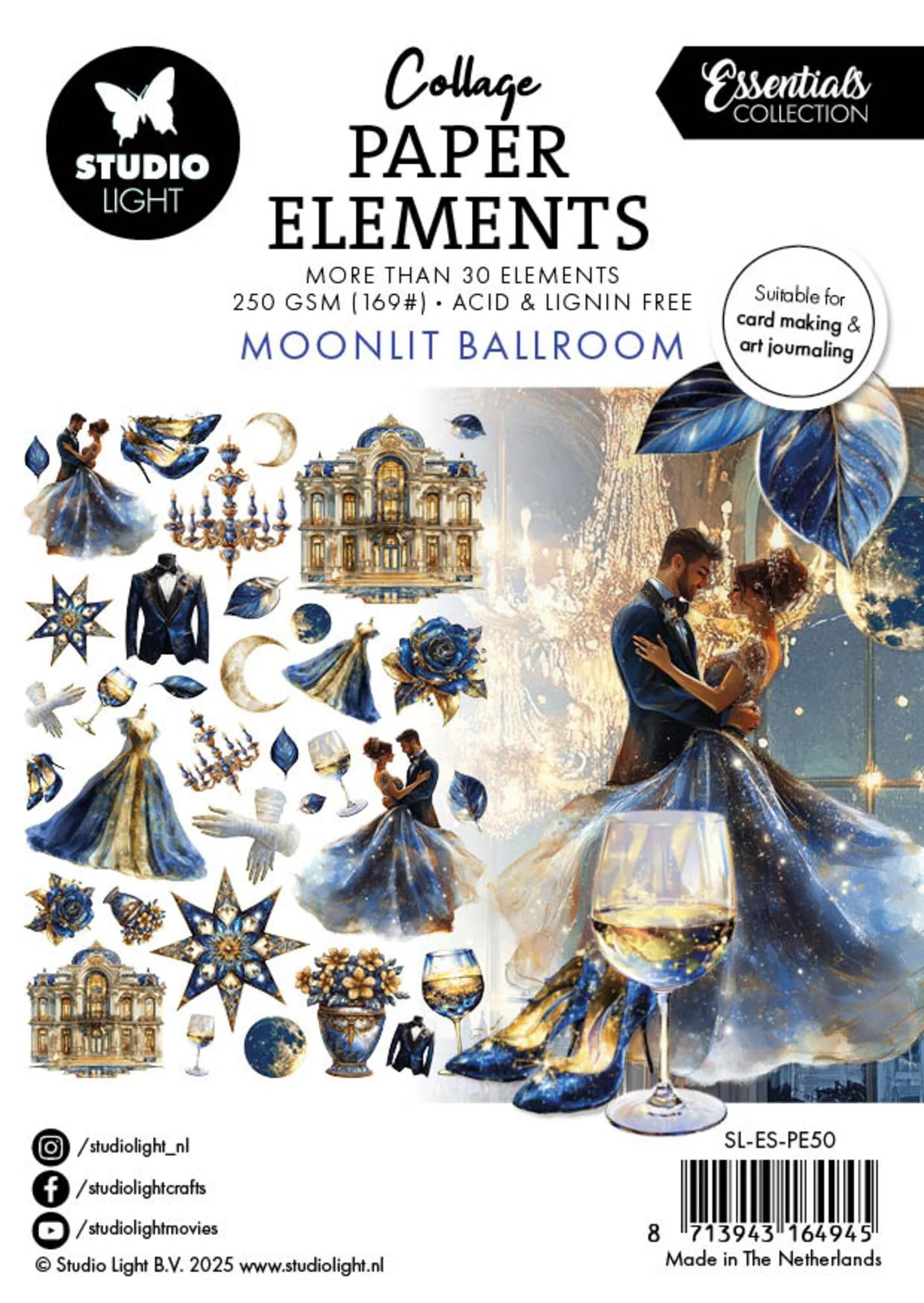 StudioLight - "Die-Cuts" Paper Elements - Moonlit Ballroom