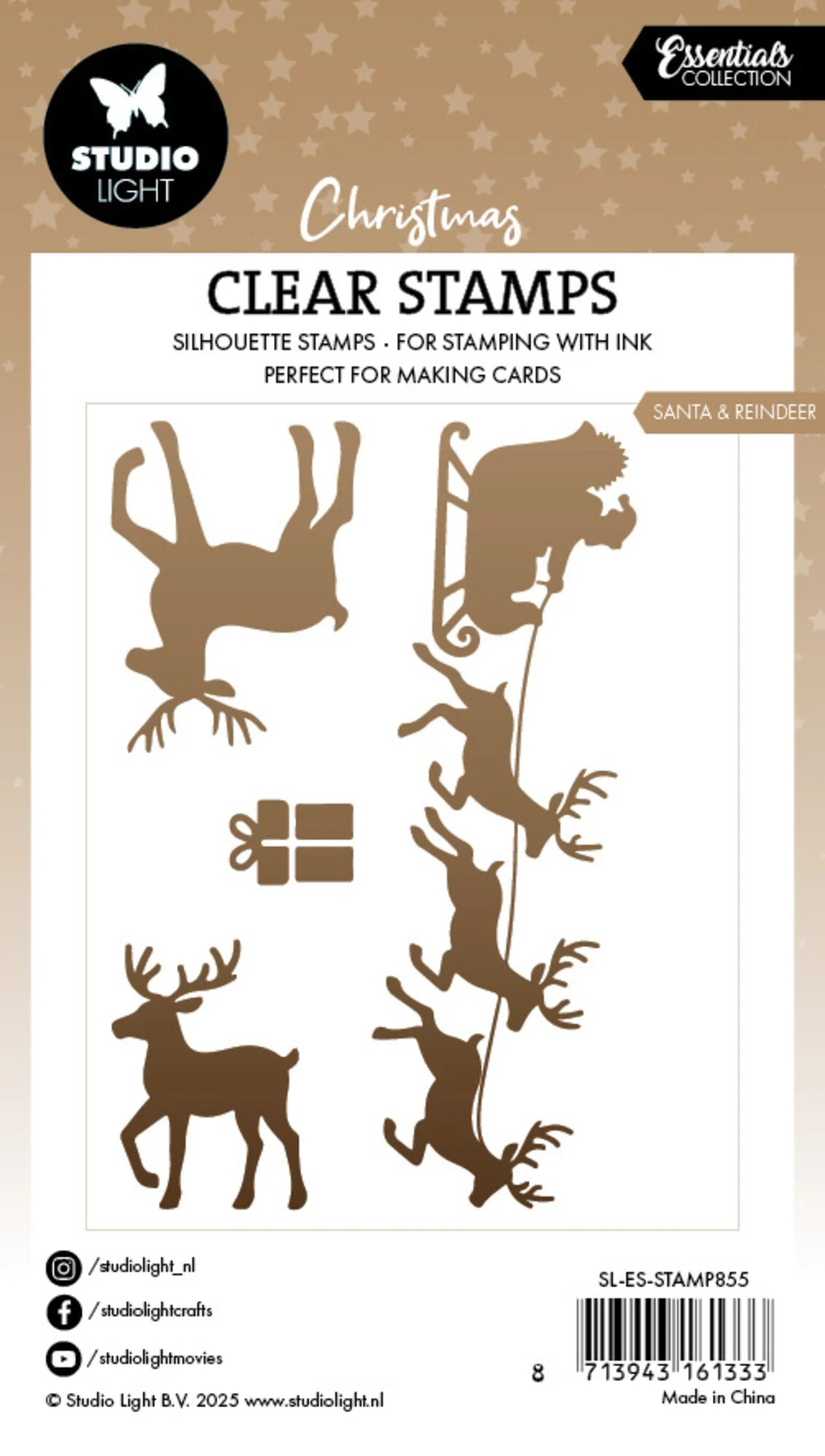 Studiolight - Clear Stamp - Santa & Rendeer Christmas