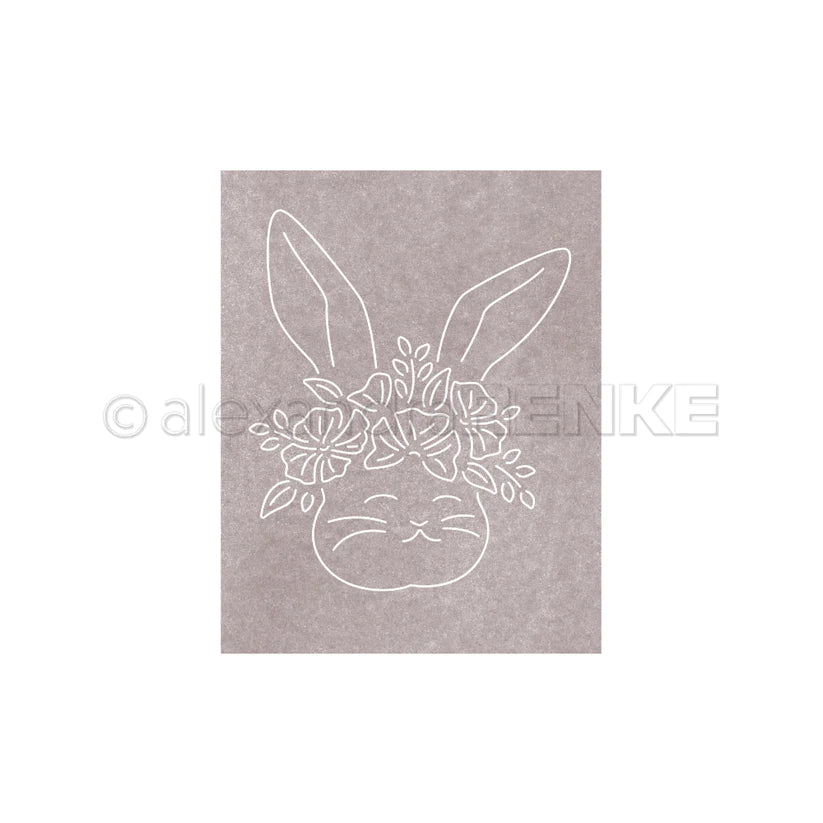 Alexandra Renke - Dies - Negative-rabbit with flowers