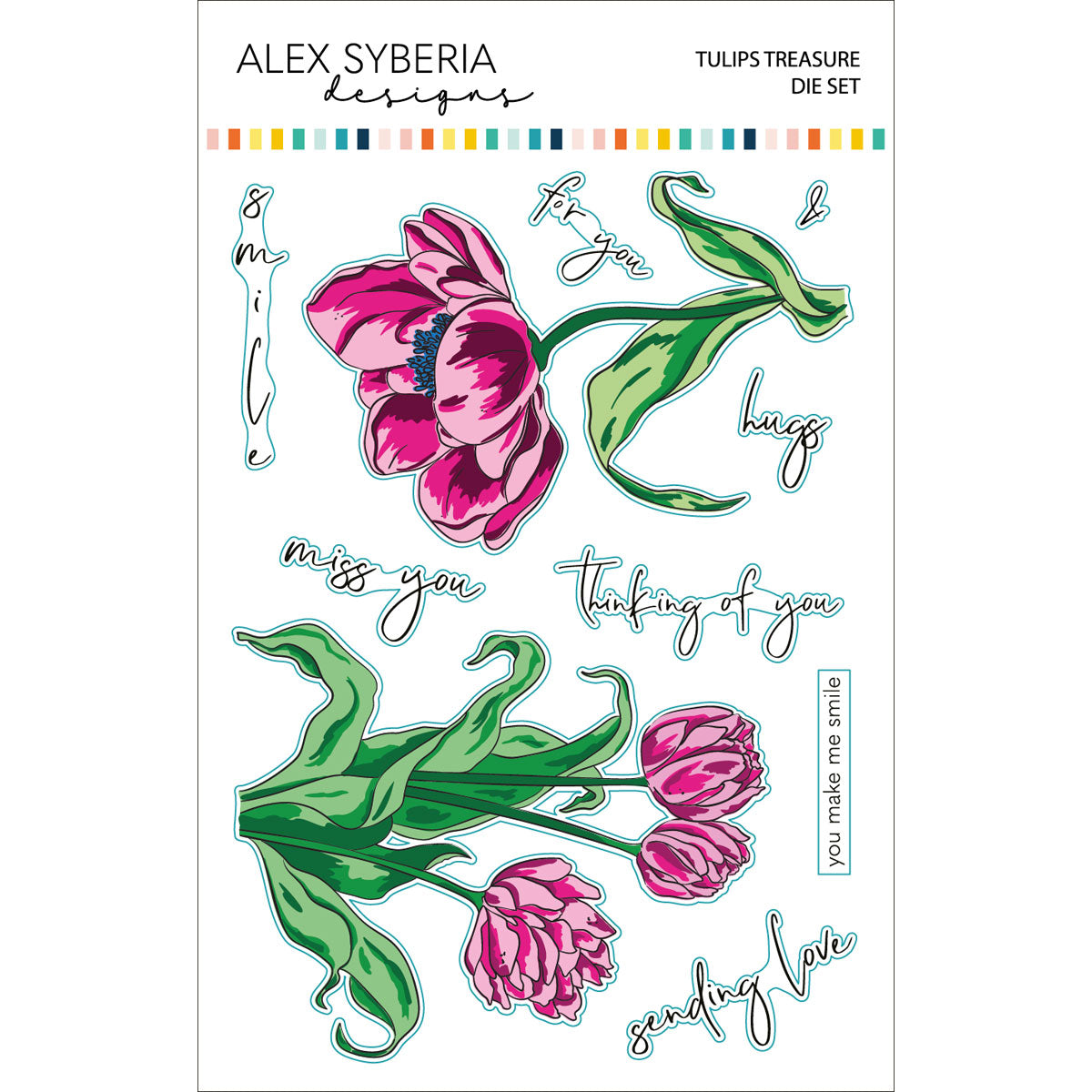 Alex Syberia Designs - Dies set - Tulip Treasure