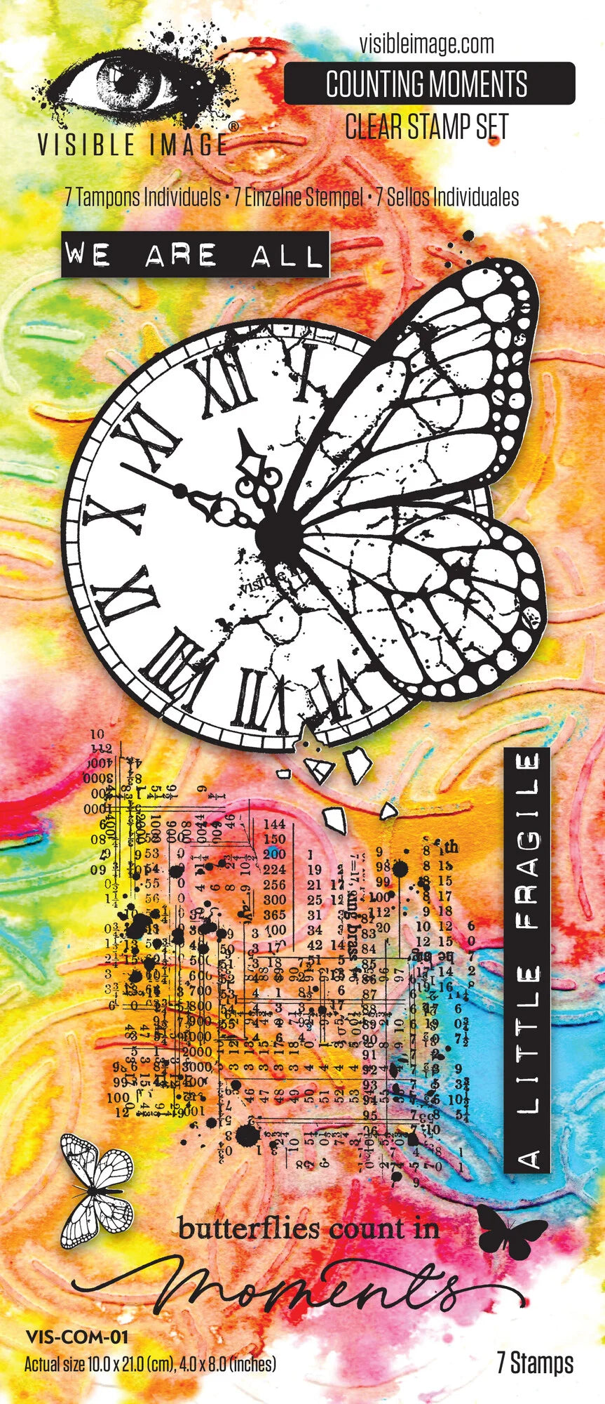 Visible Image - Tomorrow's Memories - 4x8 Inch Stamp Set - Counting Moments