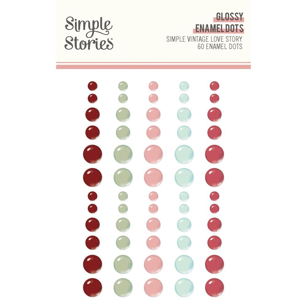 Simple Stories - Love Story - Enamel Dots