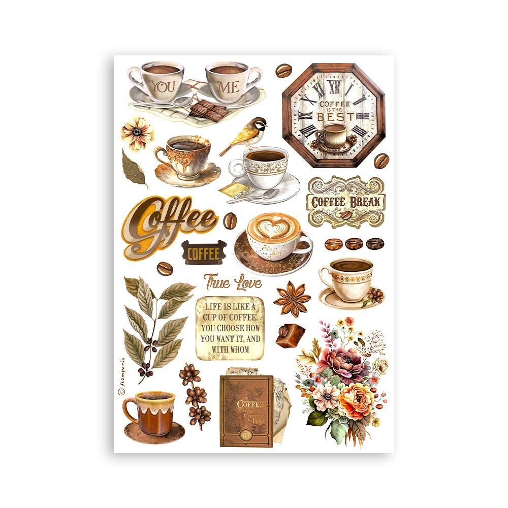 Stamperia - Coffee and chocolate - Washi Pad A5