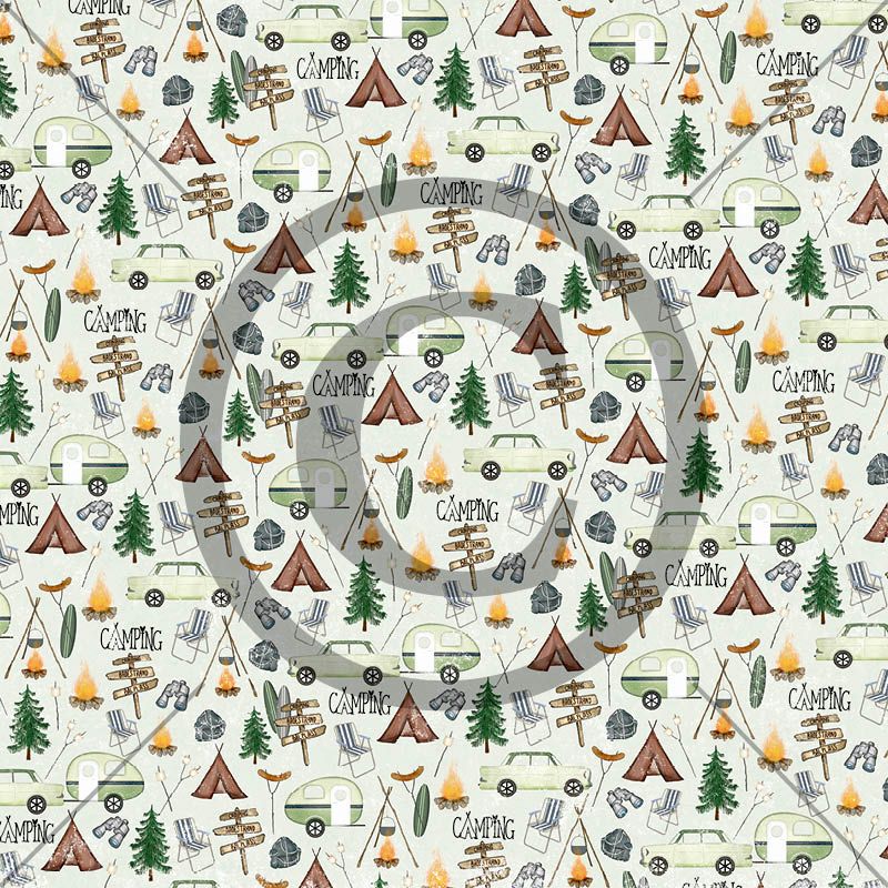 Papirdesign - Fremtidsdrøm - Camping (Forhåndssalg - På lager i løpet av uke 9)