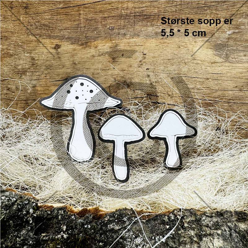 Papirdesign - Dies - Sopp