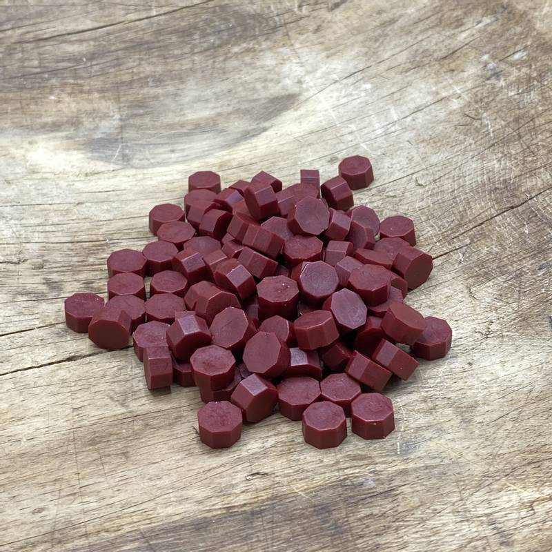 Papirdesign - Voksbiter - mørk rød