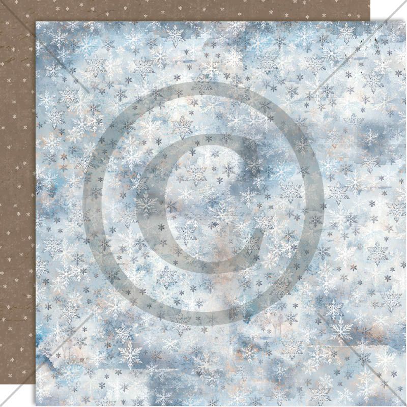 Papirdesign - Vinterglede - Snøstorm