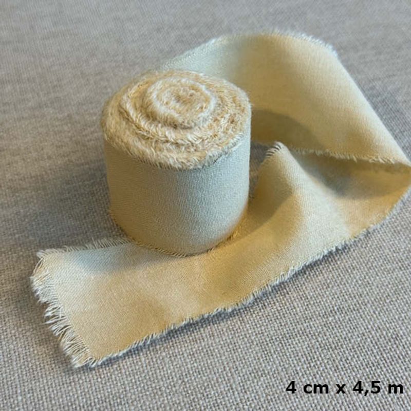 Papirdesign -  Bomullsbånd  - Beige