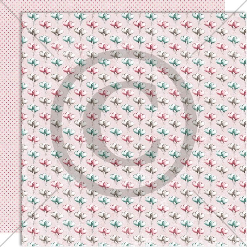 Papirdesign - Fremtidsdrøm - Hjerteballonger (Forhåndssalg - På lager i løpet av uke 9)