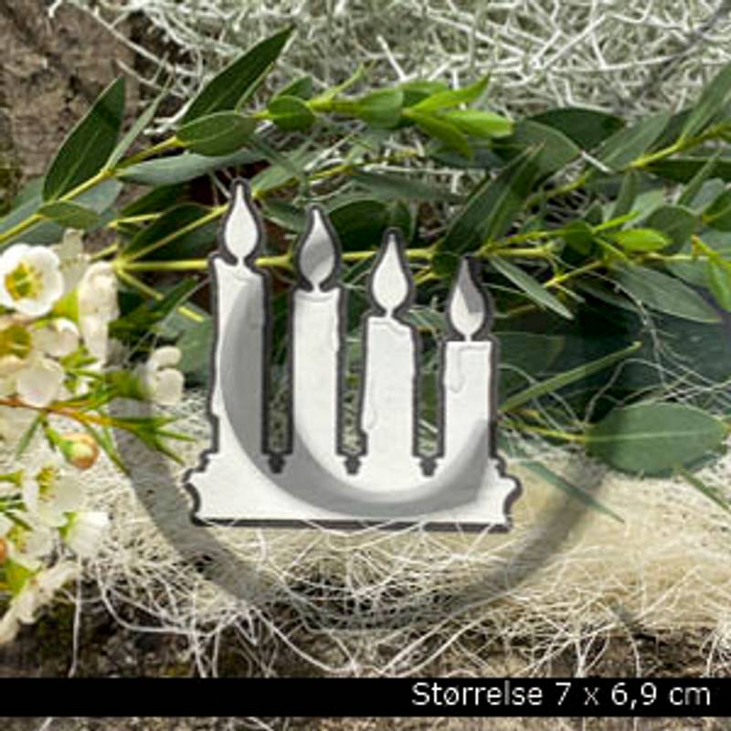 Papirdesign - Dies - Adventslys