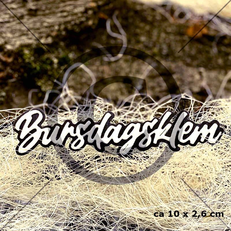 Papirdesign - Dies - Bursdagsklem 4