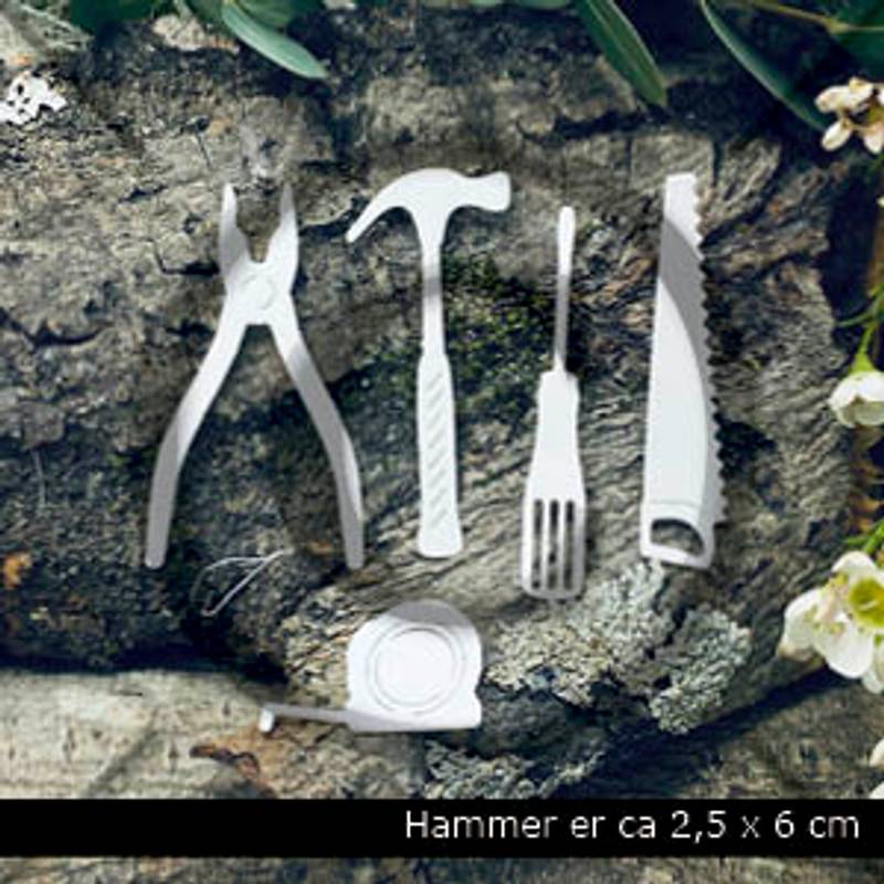 Papirdesign - Dies - Sag og hammer