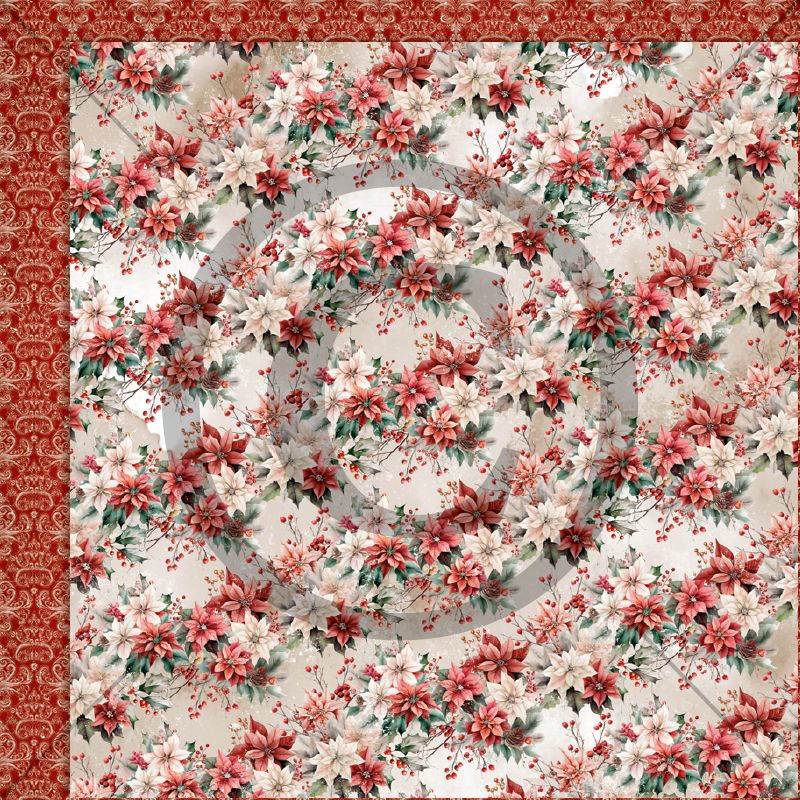 Papirdesign - Vintertid - Julestue - 12 x 12"