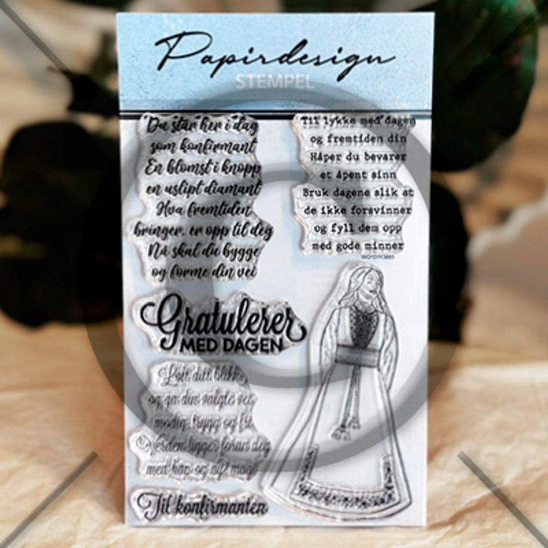 Papirdesign - Clearstamps - Løft ditt blikk (Forhåndssalg - Kommer på lager 08.06.26)