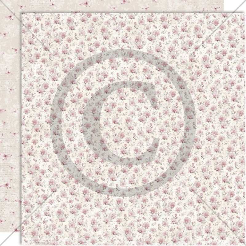 Papirdesign - Ungdomstid -  Blomsterglad - 12 x 12"