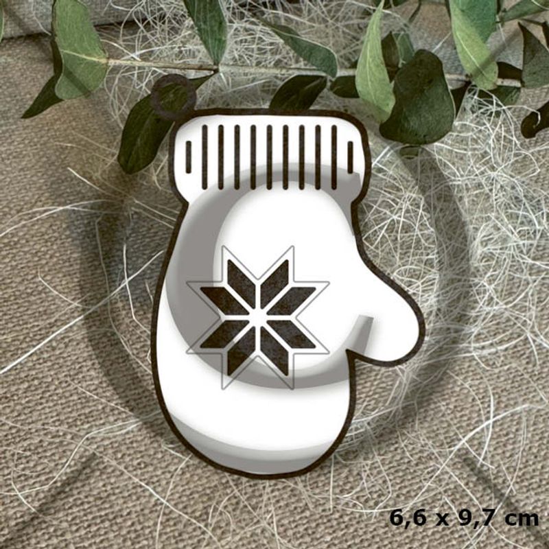 Papirdesign - Dies - Vott (obs! Reproduksjon - tilsvarende diespakke som tildligere vott-dies pd1900064 - kun få cm forskjell)