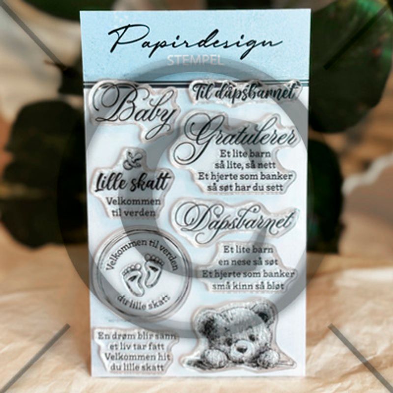 Papirdesign - Clearstamps - En drøm blir sann (Forhåndssalg - Kommer på lager 08.06.26)
