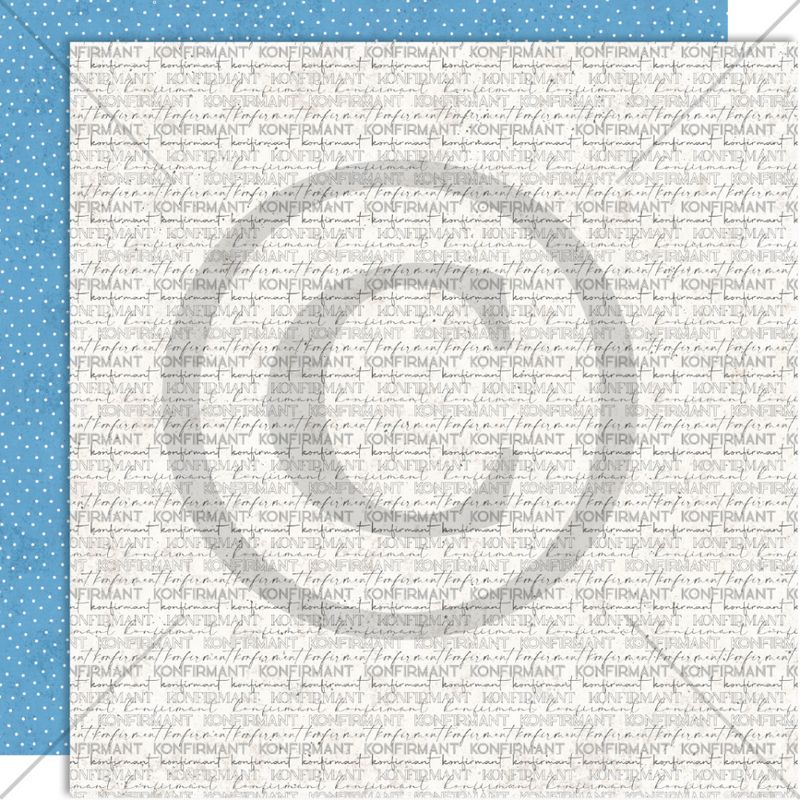 Papirdesign - Ungdomstid -  Konfirmant Beige - 12 x 12"