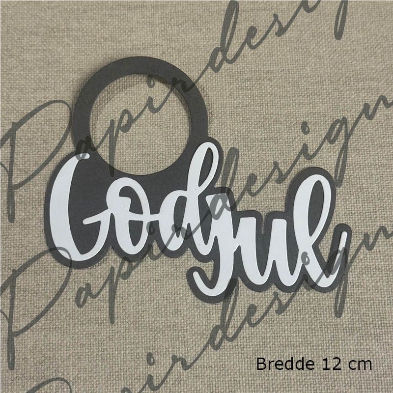 Papirdesign - Dies - God Jul Flasketag 2 (Forhåndsalg - På lager 22.09)