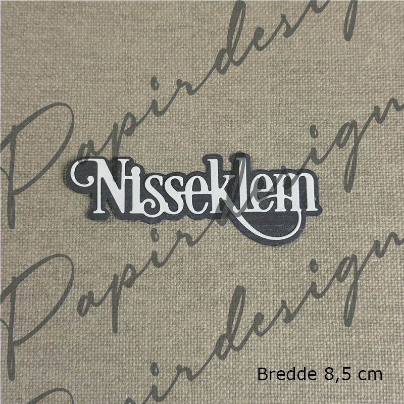 Papirdesign - Dies - Nisseklem 2 (Forhåndsalg - På lager 22.09)