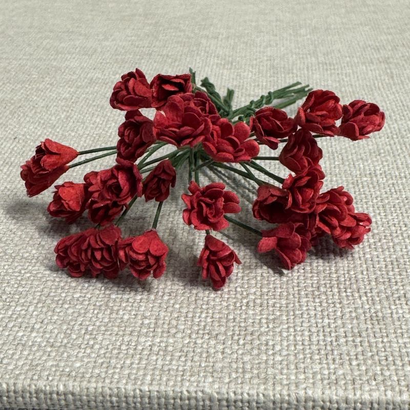 Papirdesign - Rufseknopper - rød