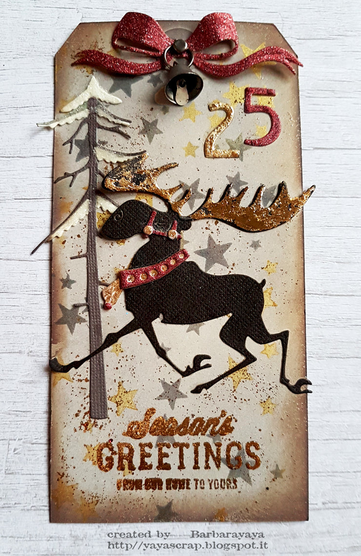 Tim Holtz Alterations - Thinlits - Merry Moose