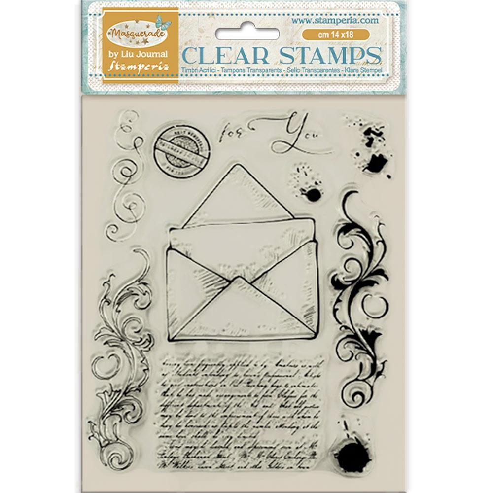 Stamperia - Masquerade - Clear Stamp - Letter