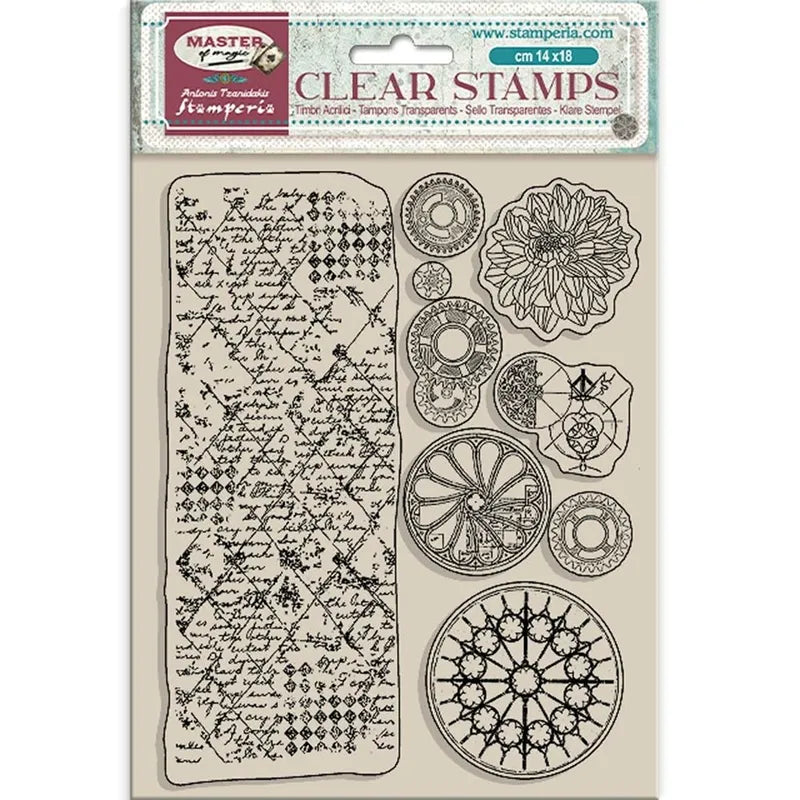 Stamperia - Master of Magic - Clear Stamp - Border and Circles