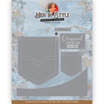 Yvonne Creations - Dies - Men in Style - Pockets