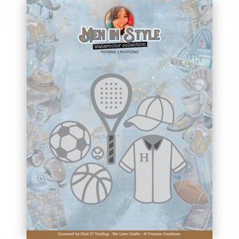 Yvonne Creations - Dies - Men in Style - Sports