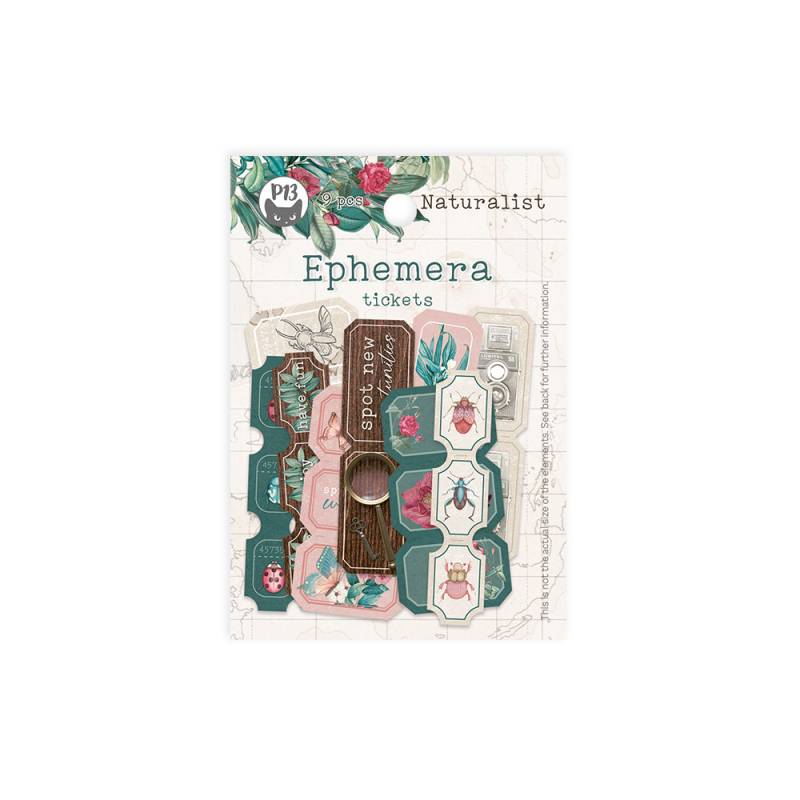P13 - Naturalist - Ephemera set Tickets