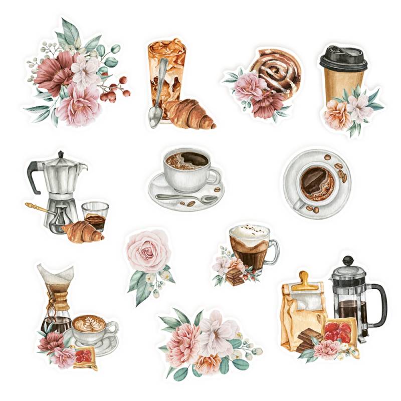 P13 - Coffee break - Ephemera - die cuts