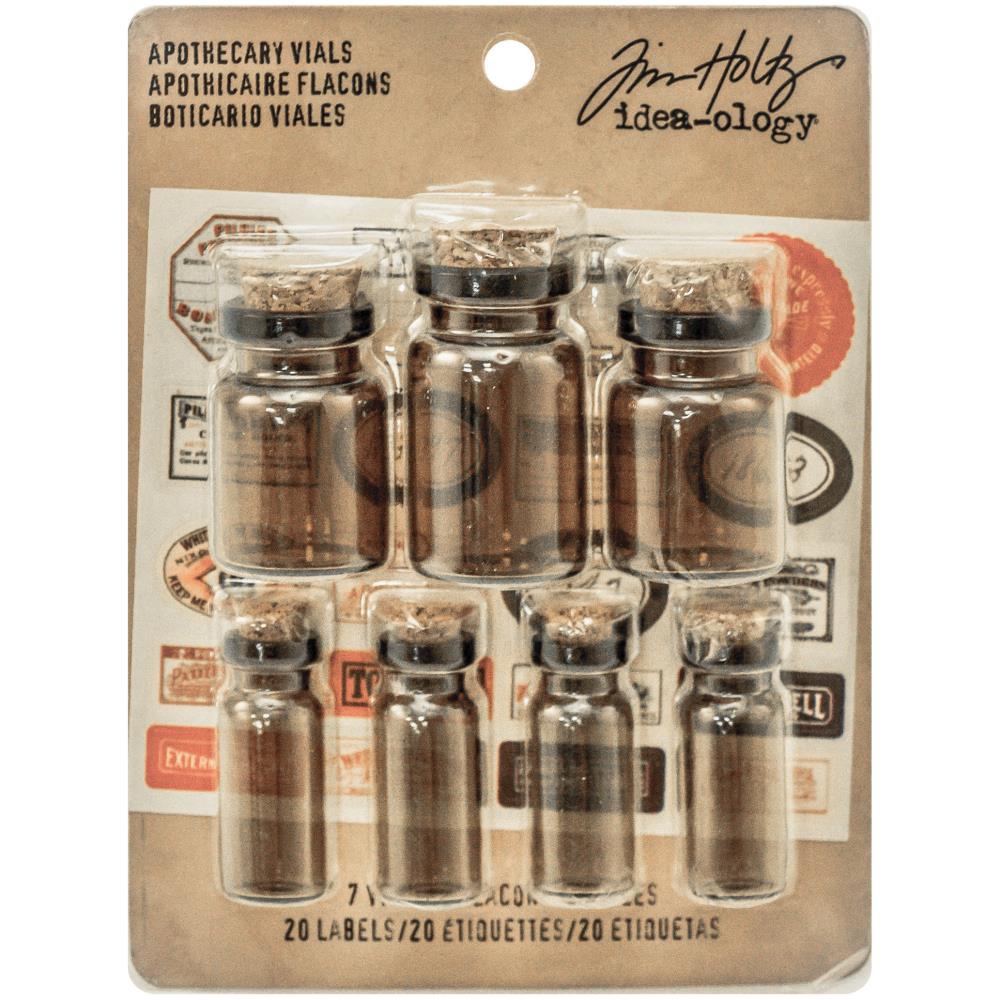 Tim Holtz - Idea-Ology - Halloween 2020 - Vintage Corcked Vials