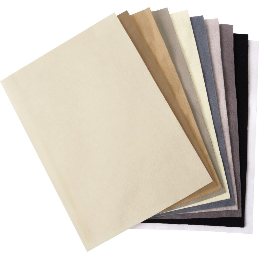 Sizzix - Felt Sheets  - Neutral